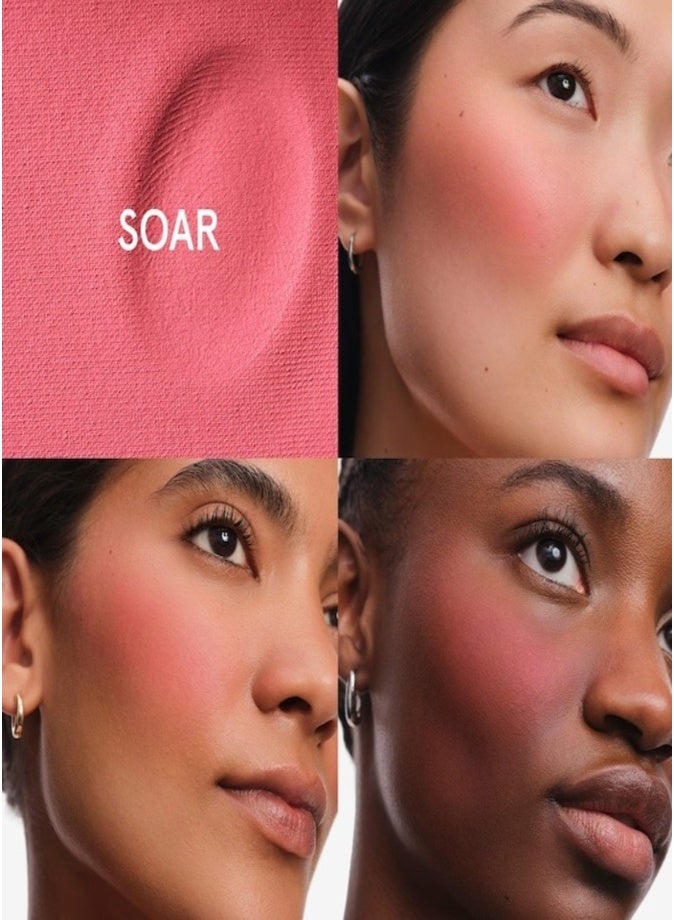 جلوسير أحمر خدود غلوسير كلاود بينت بلاش 6 غرام - سوار - أحمر خدود كريمي جل وردي فاتح بلمسة نهائية ناعمة - Image 2